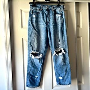American Eagle Mom Jean Distressed